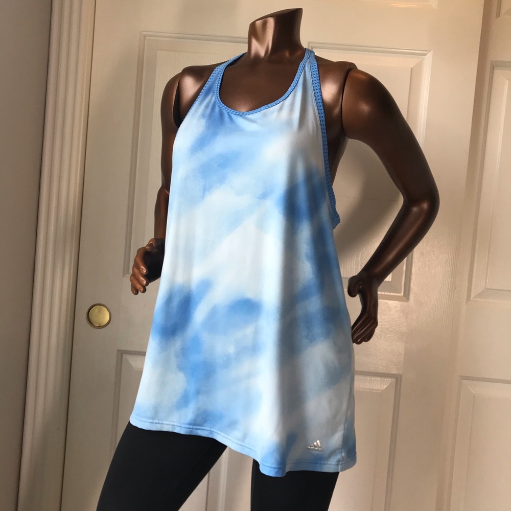 Adidas Climalite Tie Dye Print Tank Top